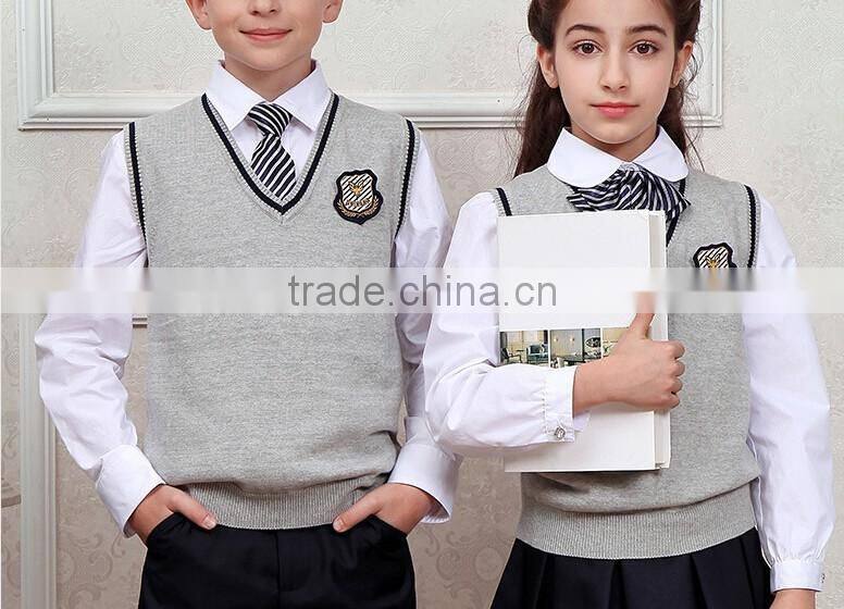 custom oem wholesale baby kids school uniform sweater