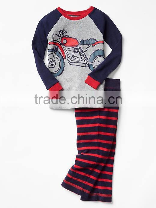 Bike printed Boys pajama set