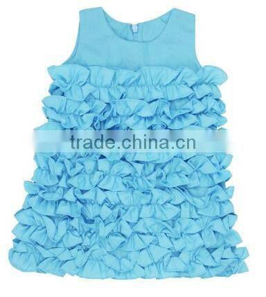 GIRLS ANIMAL PRINTED RUFFLE DRESS