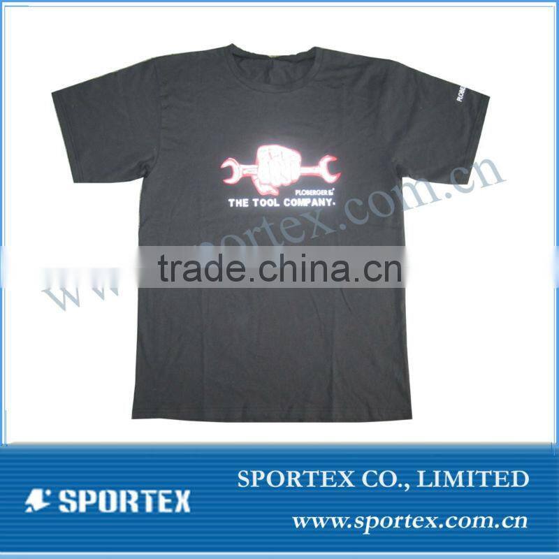 Mens 100% cotton Tshirt/mens short sleeve cotton Tshirt/Cheap mens cotton Tshirt