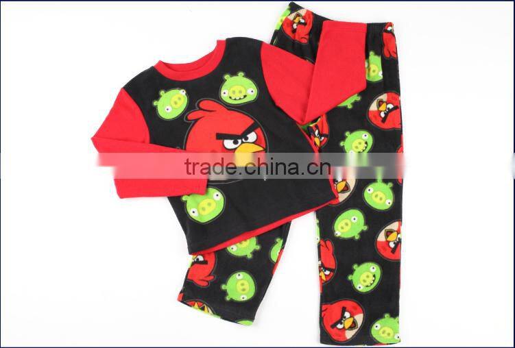 Birds printing big boy warm pajamas