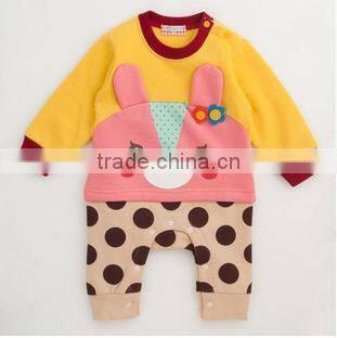 100% Cotton Baby Spring Romper Animal Style