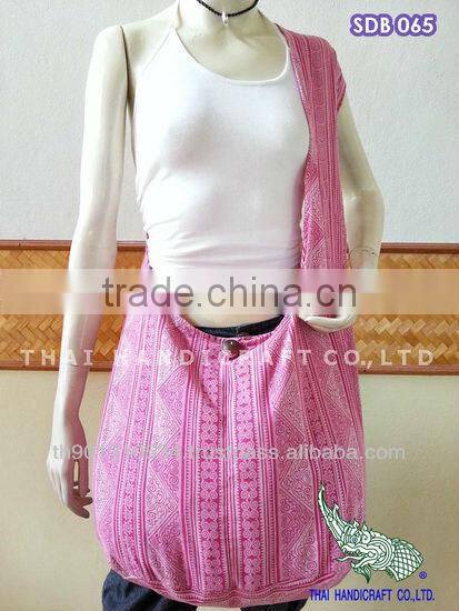 Thai Large Cotton Shoulder Hippie Boho Hobo Sling Crossbody Yaam