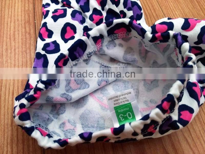 Animal embroidered cotton baby PP pants