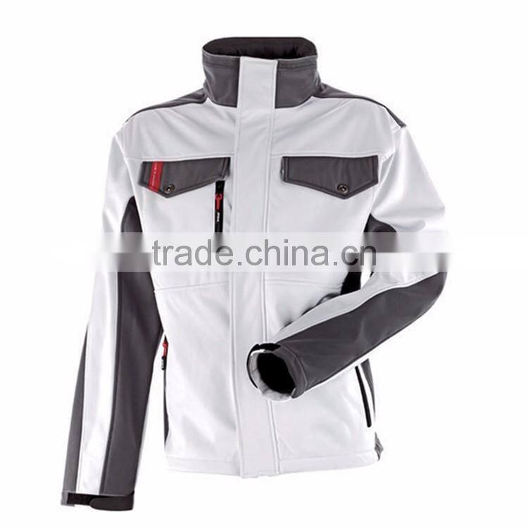 Outdoor gear 3 layer work softshell jacket man coaches jacket