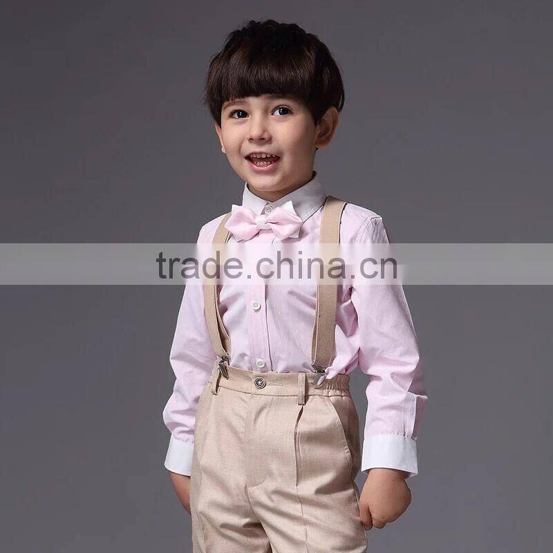 Stylish Boys Overrall Set 2Pcs Ring Bearer Clothes Set For Wedding Boys Formal Suit B-NB-CS905-22