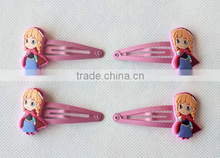 frozen cartoon characters decorative kids hairgrips
