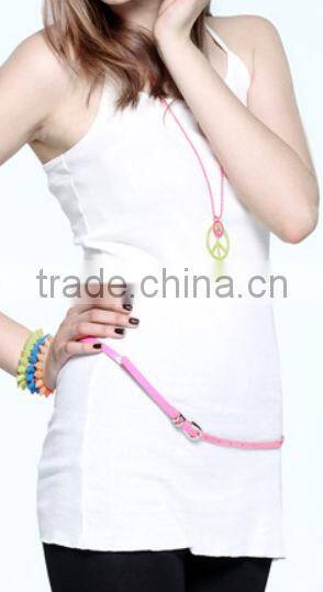 Classic Summer List Long Tank Top Vests for Women