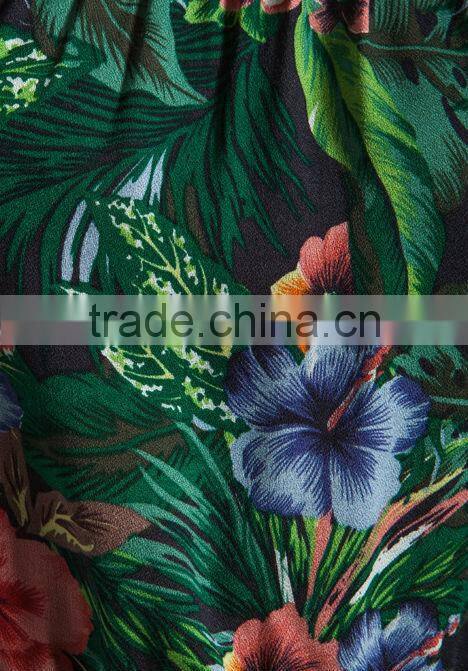 elastic neckline and waist top