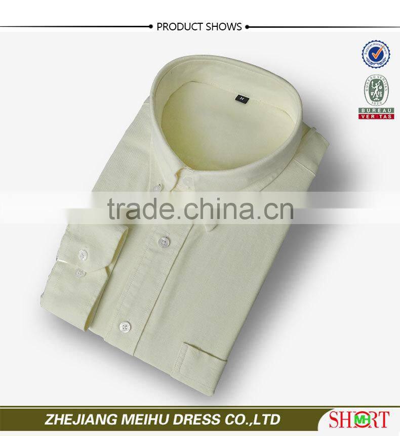 2017 new design Autumn Oxford men's slim fit shirt