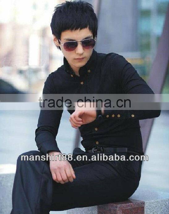 High quality Slim fit 100%Cotton Casual shirt for men with wendsor collar