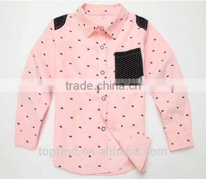 Make to order 100% cotton soft quality best- selling printing kid shirt