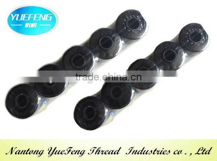 China Supplier Black Wear Resistant 100%Polyester Sewing Thread
