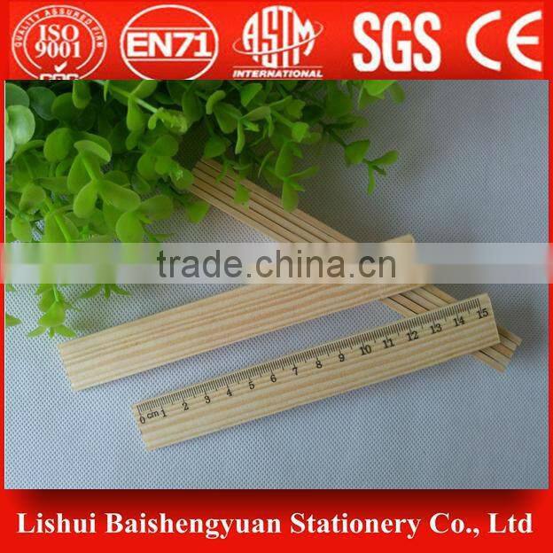 6inch 15cm school wooden ruler