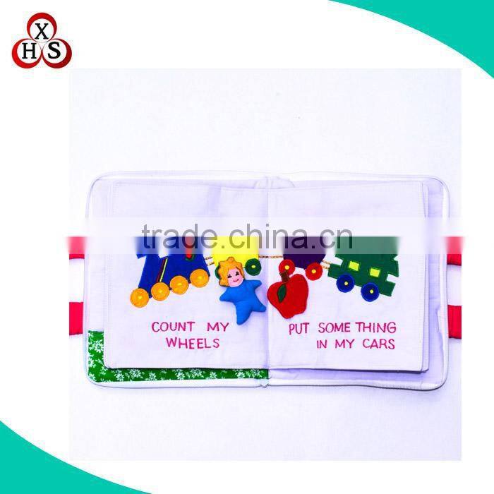 Cheap sea activity book dloth handmade baby soft book