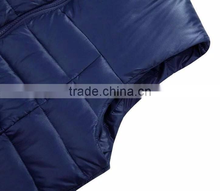 2016 Foldable Lightweight Western Mens Goose Down Vest