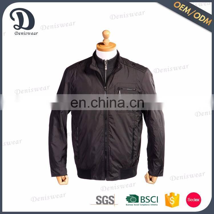 High quality black fashion jackets men jacket