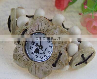 wholesale bracelet Coconut shell watch wooden stretch elasticity watches fashion popular women men watches wholesale