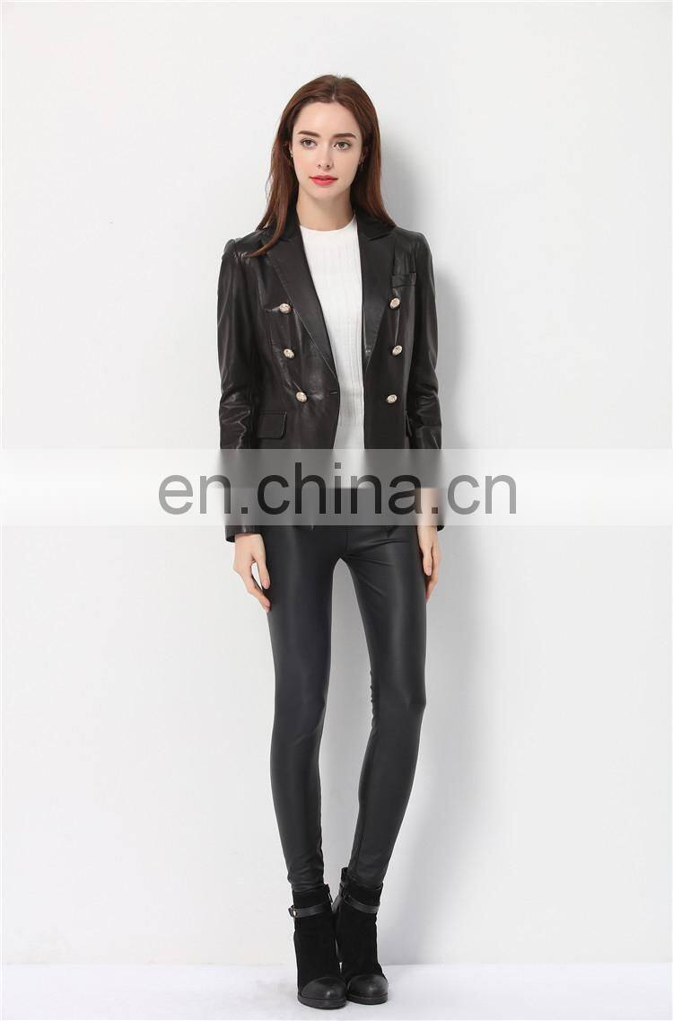 2016 Fashionable New Style Women Jacket Lover's Clothes With Mickey Minnie Mouse Pattern Genuine Real Sheepskin Leacher Jacket