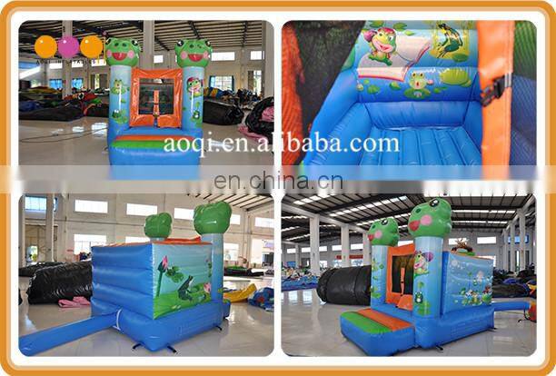 2X2M small frog inflatable indoor jumping bouncers for sale