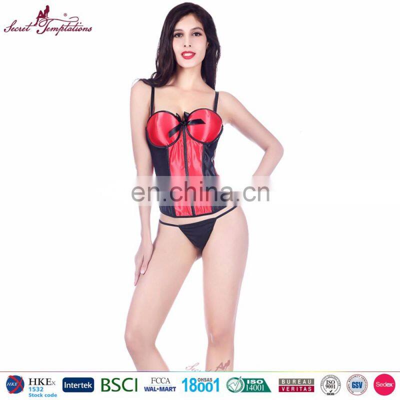 Secret Temptations sexy lingeries women private label sexy corset lingerie waist corset