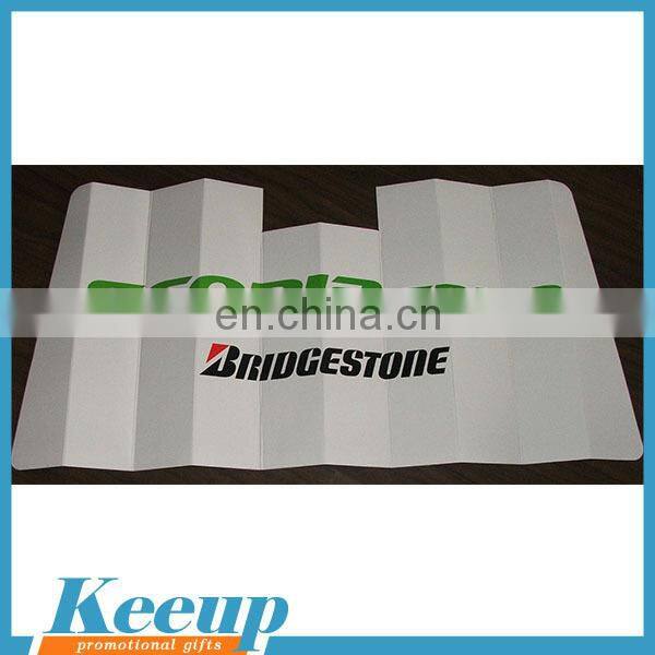 Custom Cardboard Car Window Sun Visor With Full Color Logo Printed