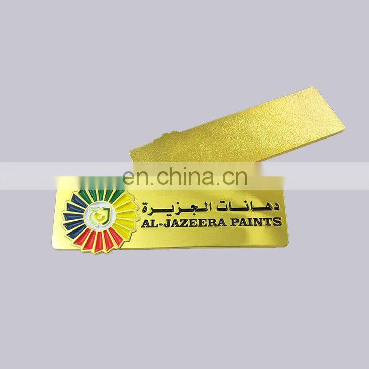 Customized Accessory Stainless Steel Decorative Name Plate for Tool Room