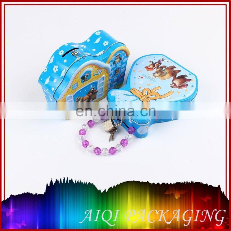 Cola Shaped Coin Tin Box