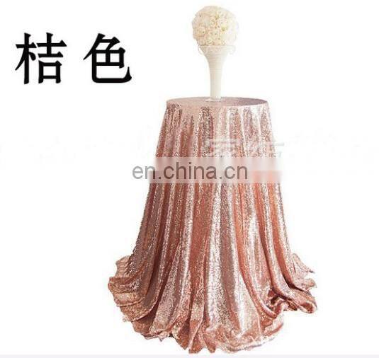 Shiny sequin table cloth, bistro cover,cocktail table cover for wedding decoration for open-air bar