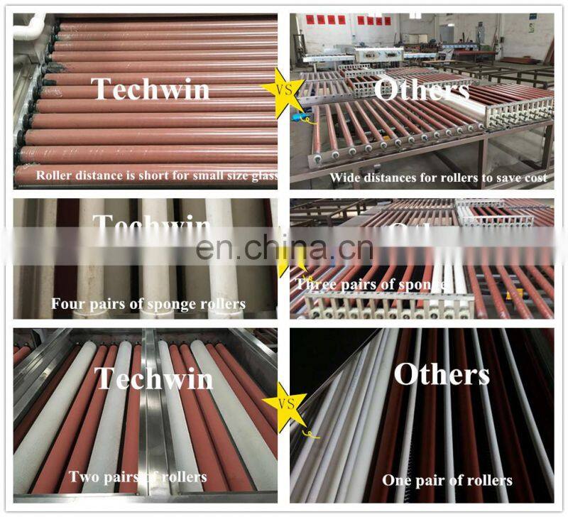 flat glass washer/ glass washing machine for sale 1200