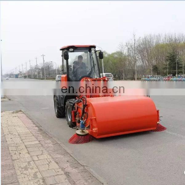 small wheel loader sweeping machine for sale