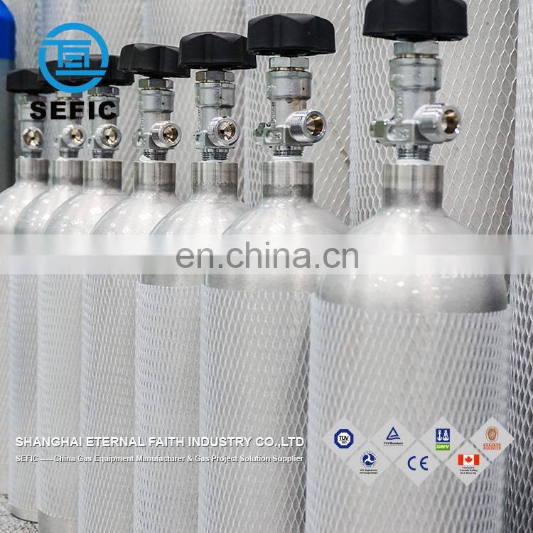 DOT&ISO9809 Standard 5L, 40L, 3.5L, 50L Steel Oxygen Gas Cylinders With Different Storage Gas