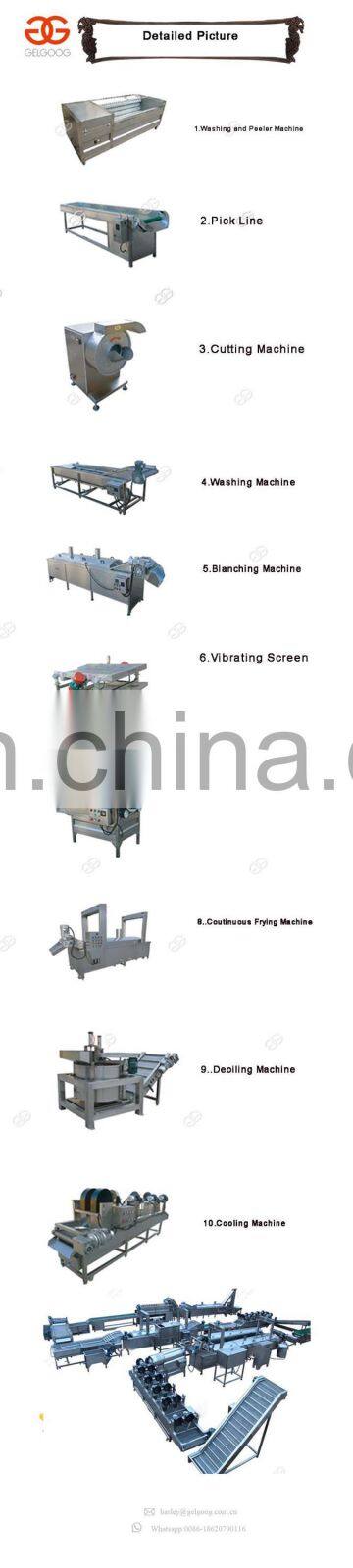 Stainless Steel Commercial Potato French Fries Chips Production Line Manual Potato Chips Making Machine