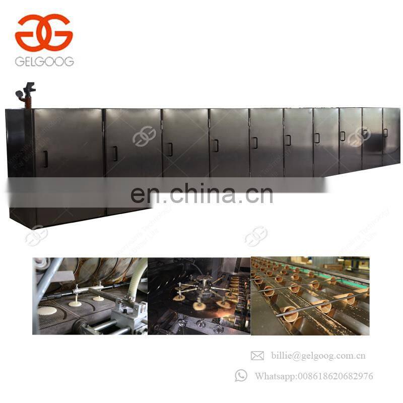 New Design Sugar Cone Rolling Machine Snow Cone Production Line Ice Cream Cone Machinery