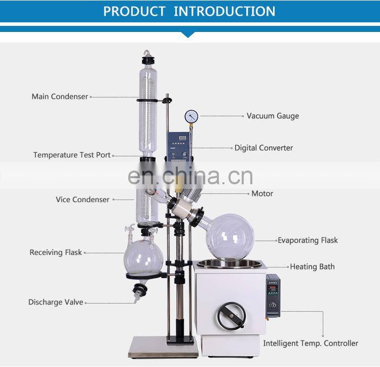 Lab Rotary Evaporator Distillation Equipment for Herbal Extracting