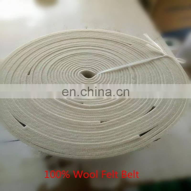 China Factory High Quality Wool Industrial Felt Belt