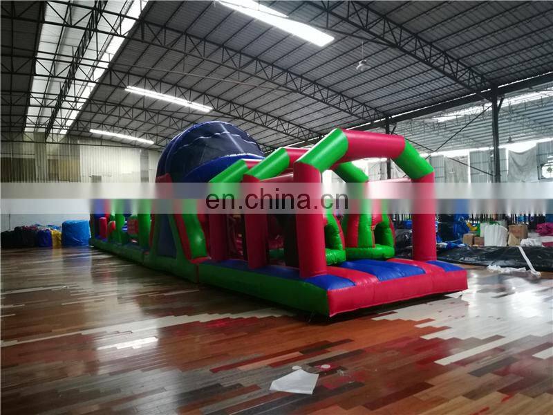 Children Outdoor inflatable assault course party for sale