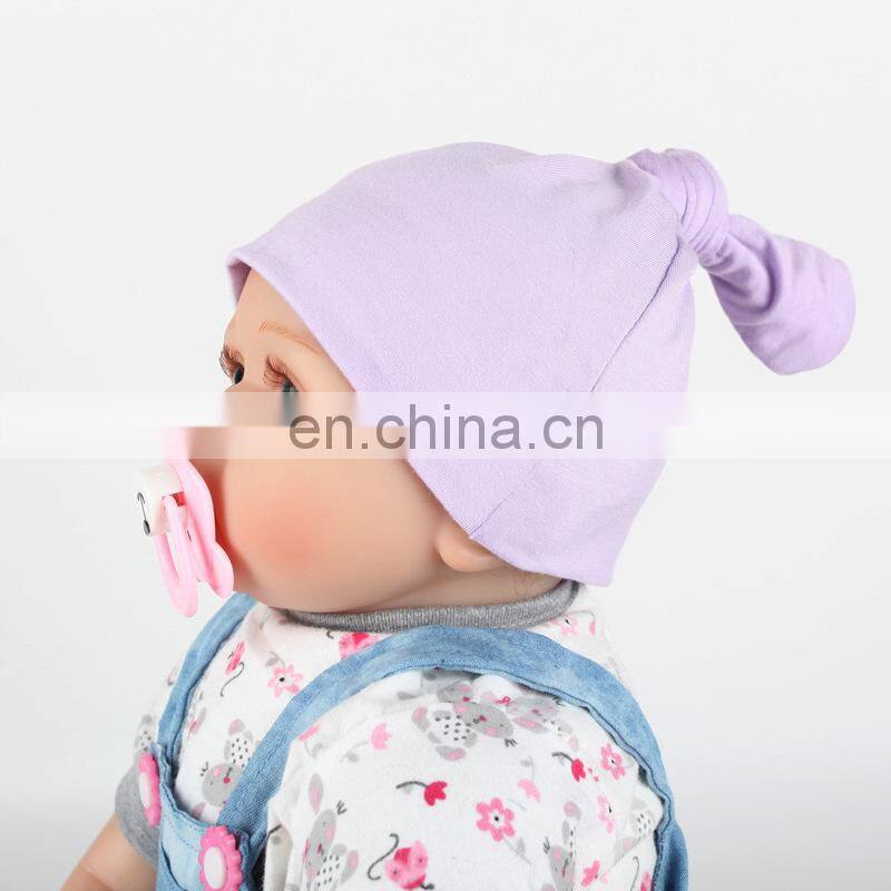 BABY Organic Bamboo Rayon Baby Beanie Soft Knotted Caps