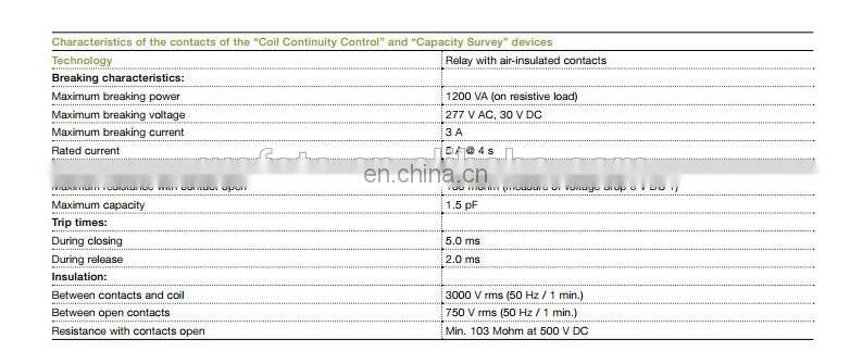 VSC 12kV-400A 24-60V DCO ABB Vacuum Contactor