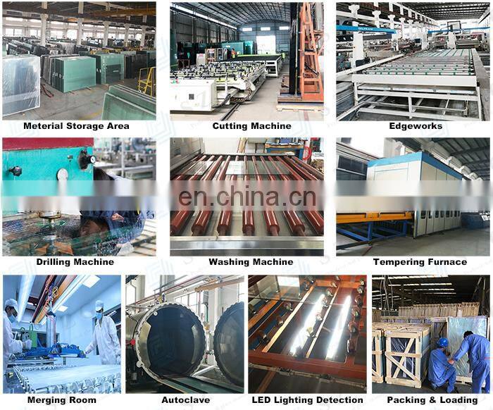 safety tempered toughened laminated glass for outdoor balcony railing handrail with aluminum and stainless steel fittings price