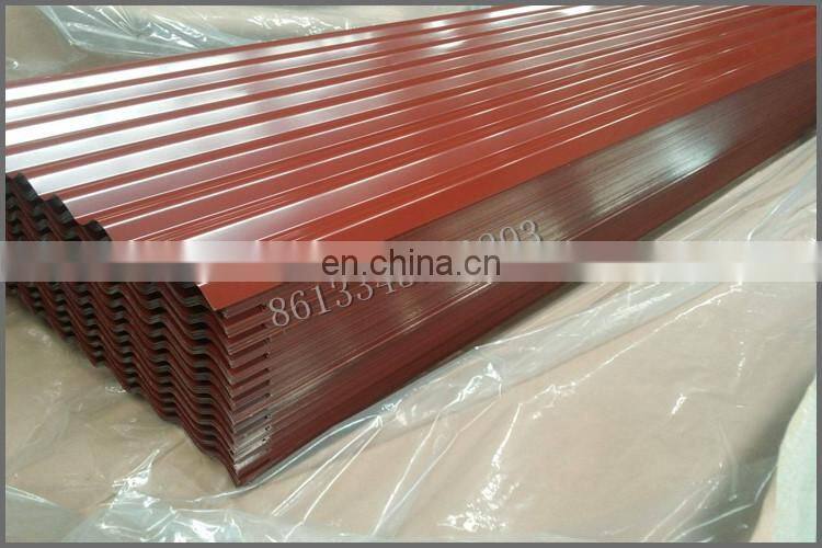 standard size of galvanized corrugated gi roofing sheet