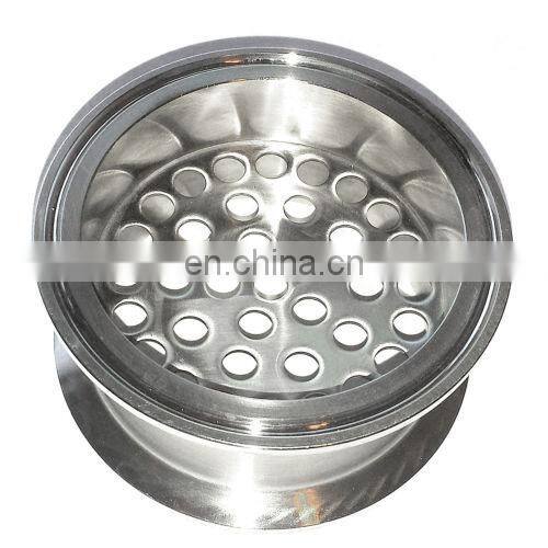 Sanitary Tri clamp spool with Filter Plate filtering stack under dewaxing column