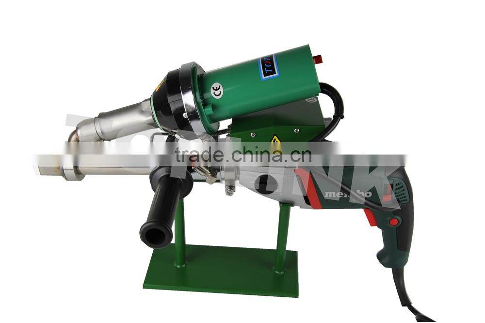 Plastic extruding equipment with Metabo motor and TOPLINK hot air gun