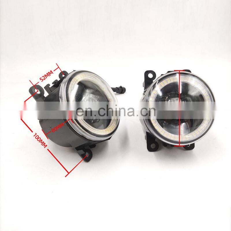 2 Functions For Subaru Legacy GT 2013 - 2016 Auto LED DRL Daytime Running Light Car Angel Eyes Fog Lamp Foglight
