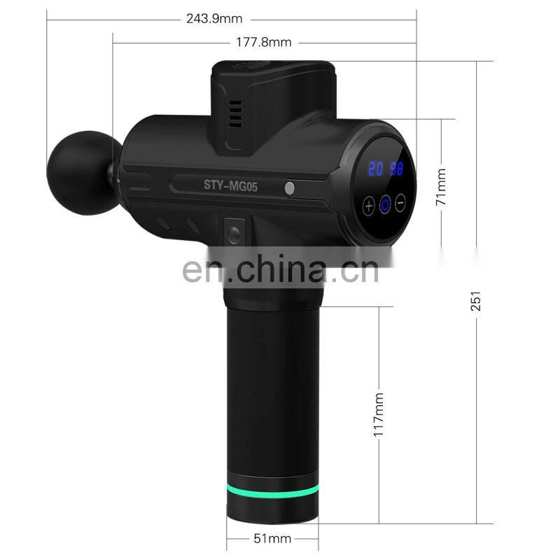 Fitness In stock Cordless Deep Tissue Muscle Vibration Massage Gun 24V Low Quantity