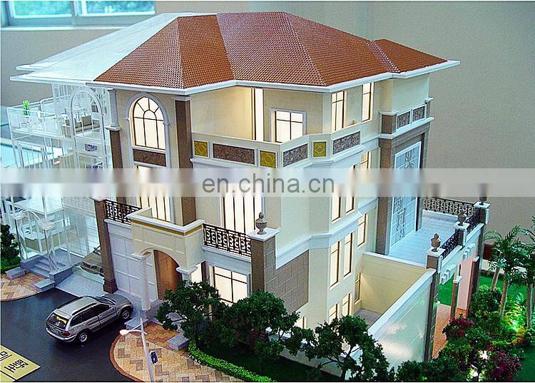 Double floor villa house model, Modern architectural scale models