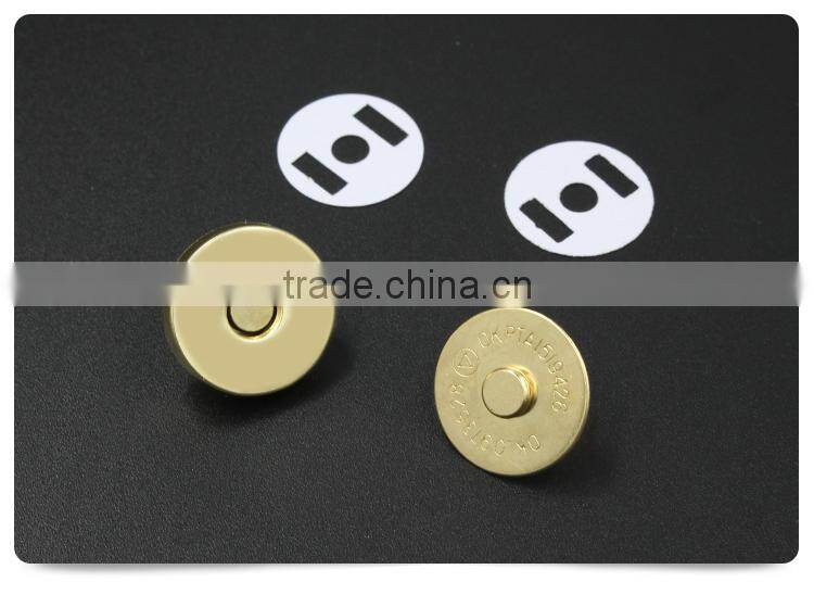 Magnetic buttons for women bags accessorys