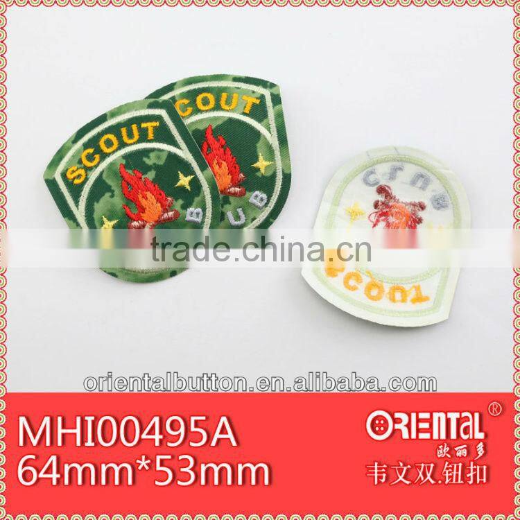 Iron-On and Sew- On uniform badges embroidery patch