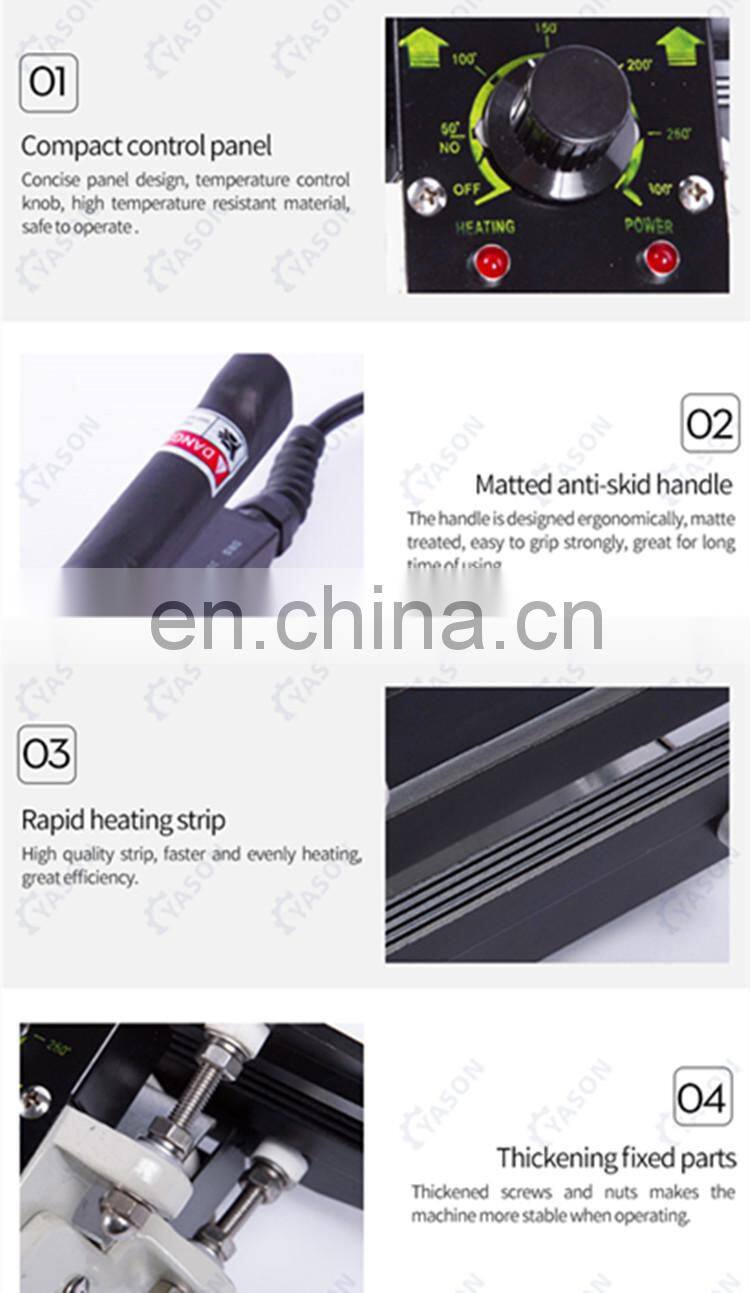 Mini Plastic Bag Sealer Hand Operated Aluminum Foil Bag Sealer