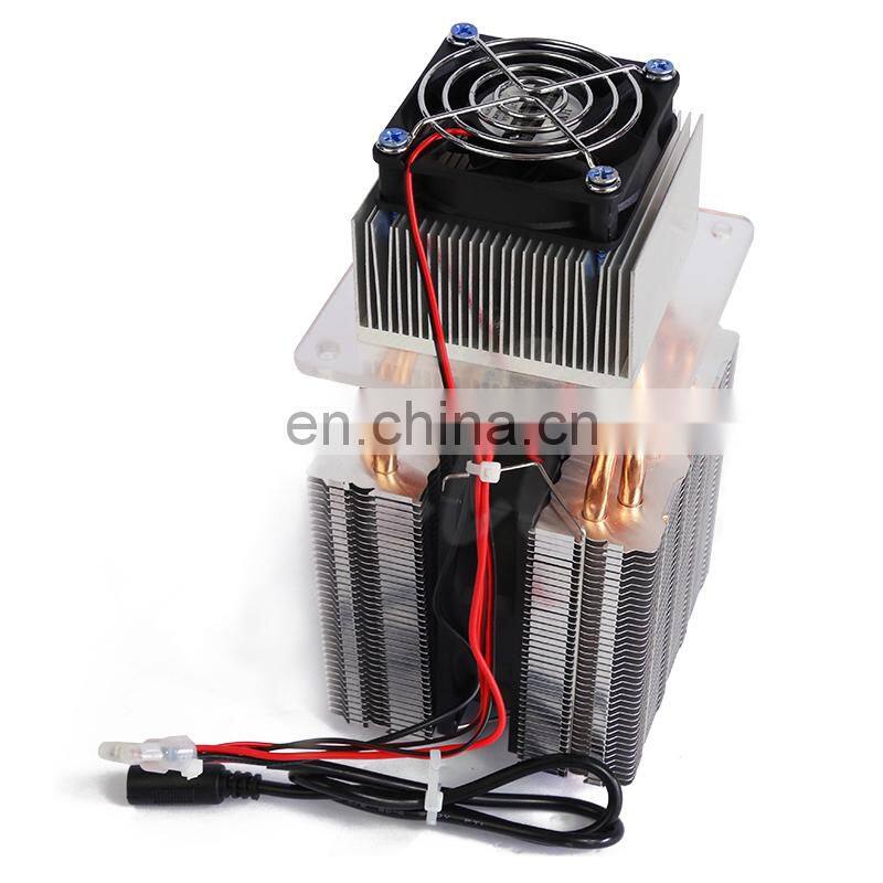 DIY Semiconductor Cooling Refrigeration Device Homemade Small Refrigerator Air Conditioner with Power
